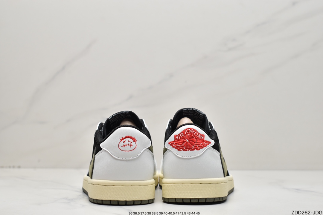 230 Travis Scott x Air Jordan 1 Low 橄榄色DZ4137-106