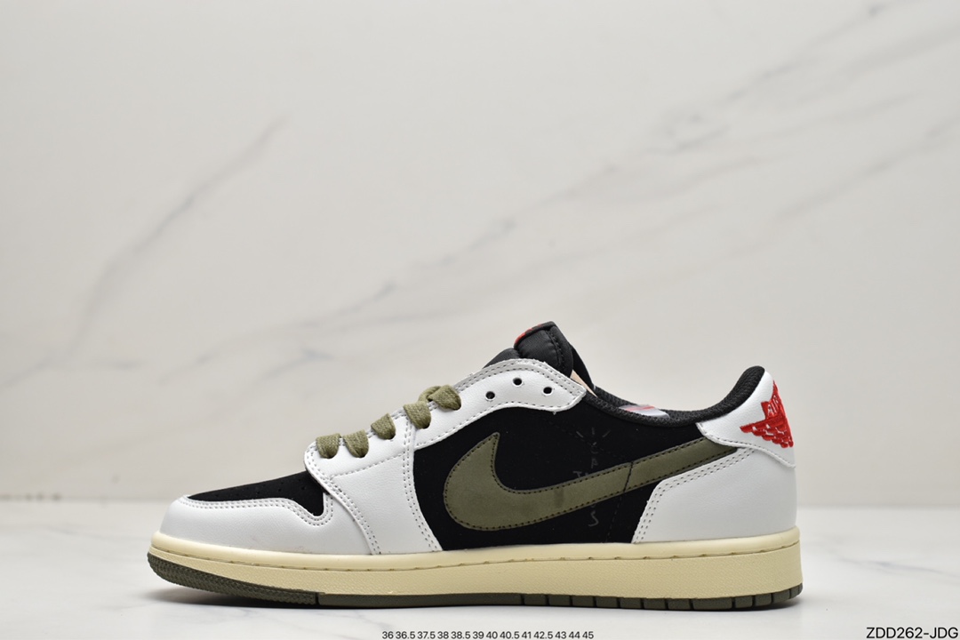 230 Travis Scott x Air Jordan 1 Low 橄榄色DZ4137-106