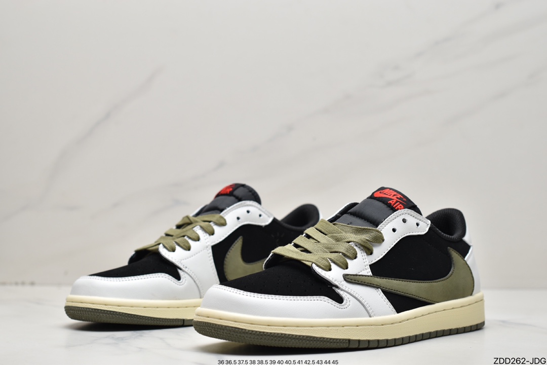 230 Travis Scott x Air Jordan 1 Low 橄榄色DZ4137-106