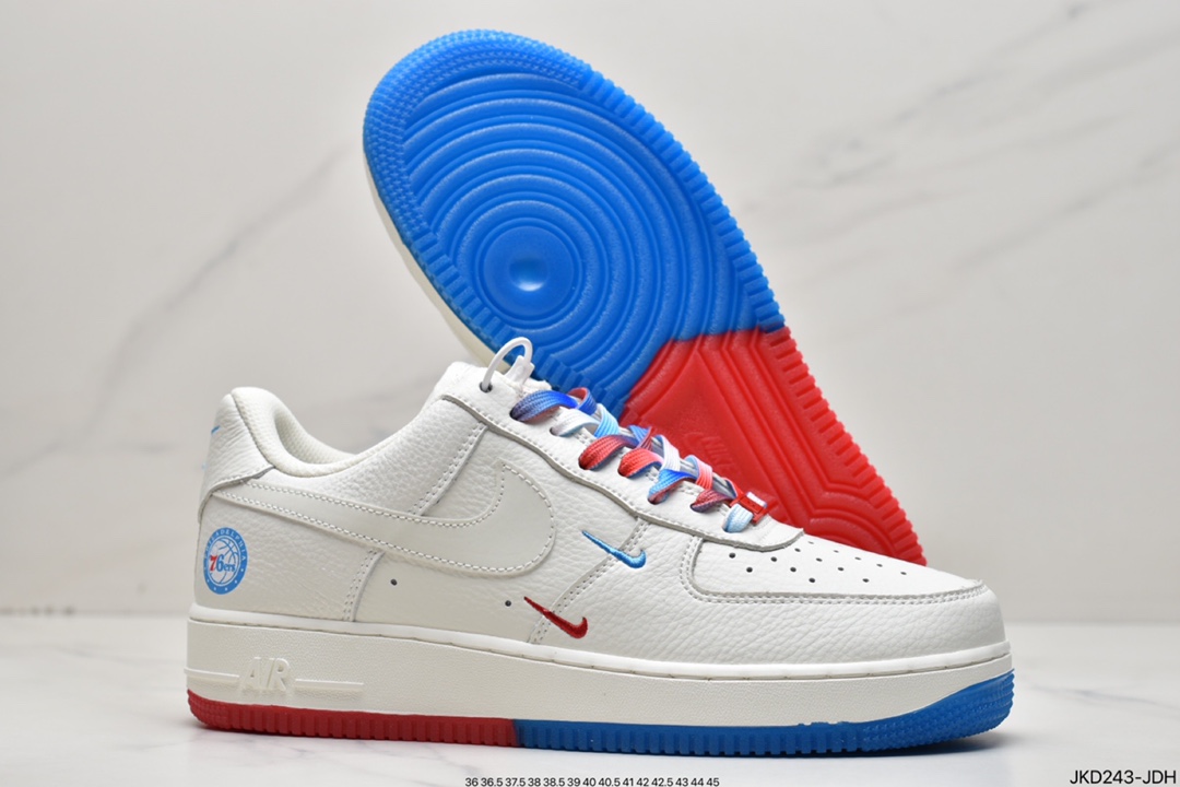 160 Air Force 1’07 Low QS”White/Sky Blue/Red/Philadelphia 76ers”空军一号AI5958-300