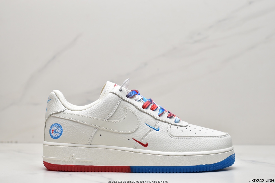 160 Air Force 1’07 Low QS”White/Sky Blue/Red/Philadelphia 76ers”空军一号AI5958-300