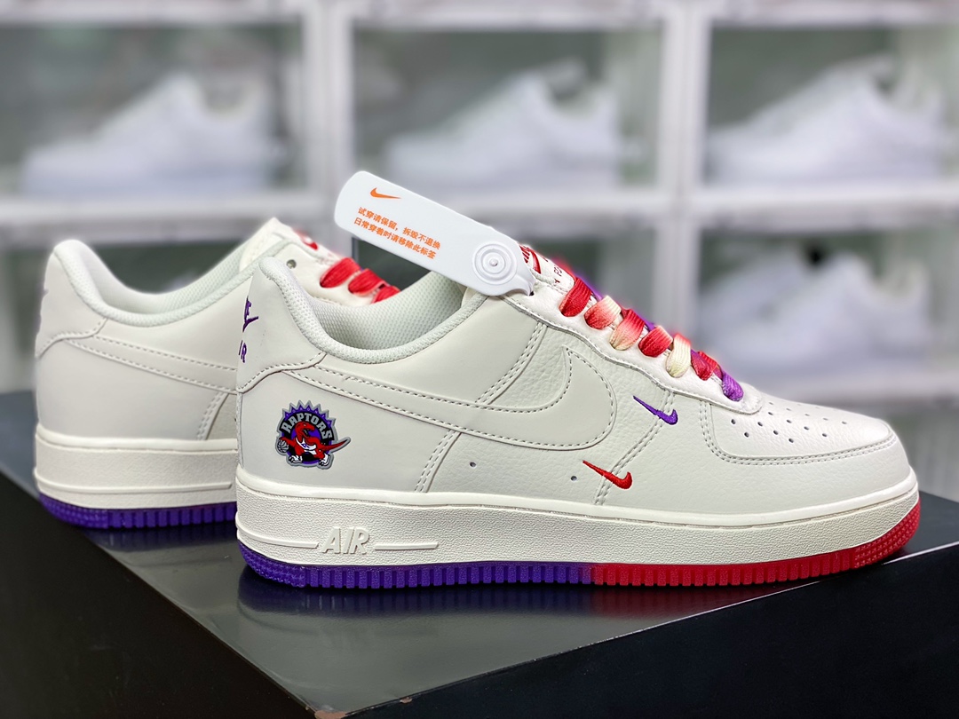 260  Air Force 1’07 QS”Sail/Grey/Red/Toronto Raptors”空军一号KK6325-015