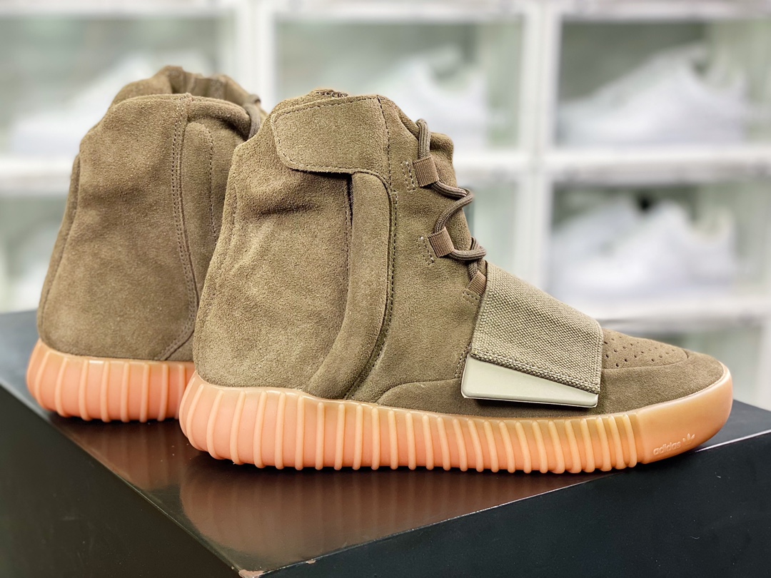 Kanye West x Originals YEEZY BOOST 750 ”Light Brown” first generation high help BY2456