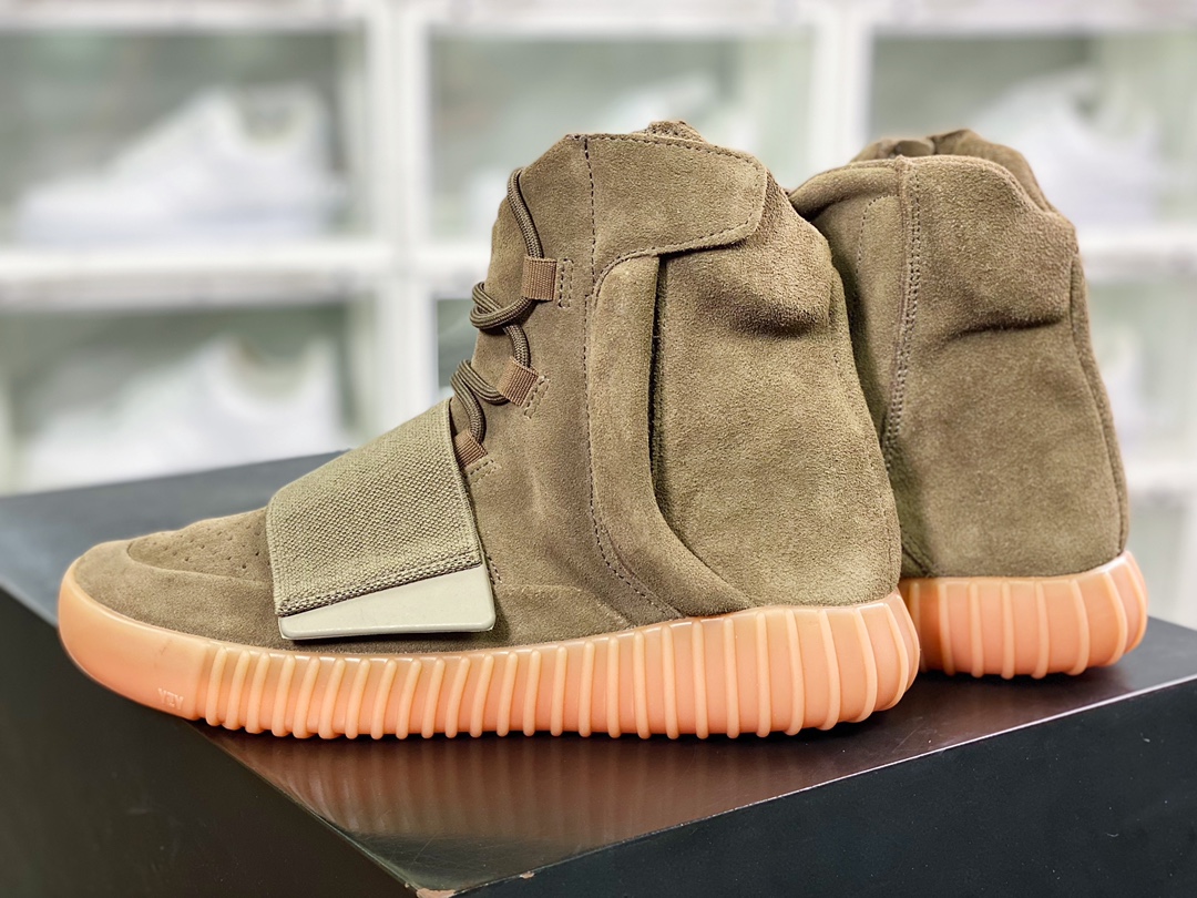 Kanye West x Originals YEEZY BOOST 750 ”Light Brown” first generation high help BY2456