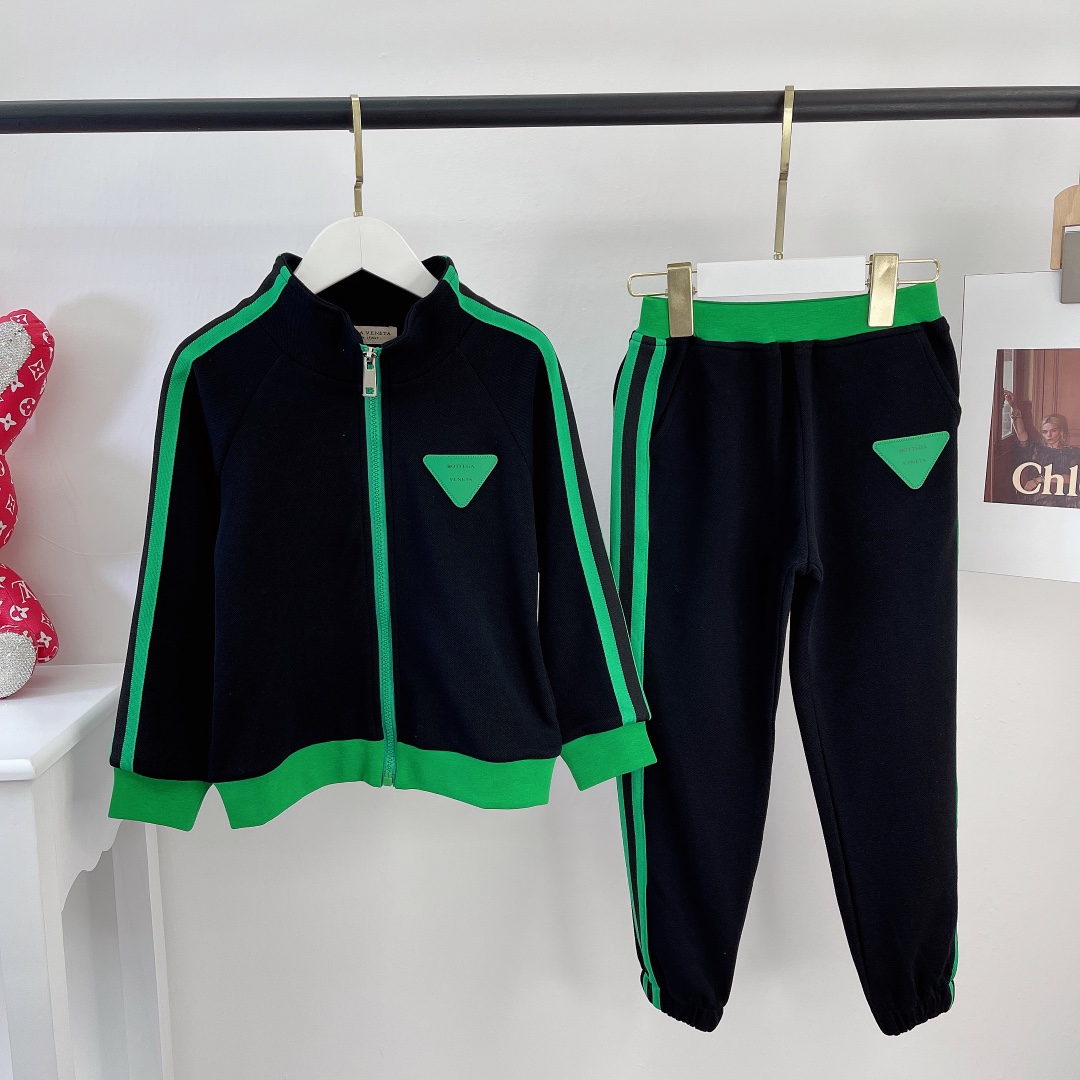 BOTTEGA VENETA Family Introduces Sweet Suit Collection in Sizes 110-160, Featuring Pure Cotton Fabric