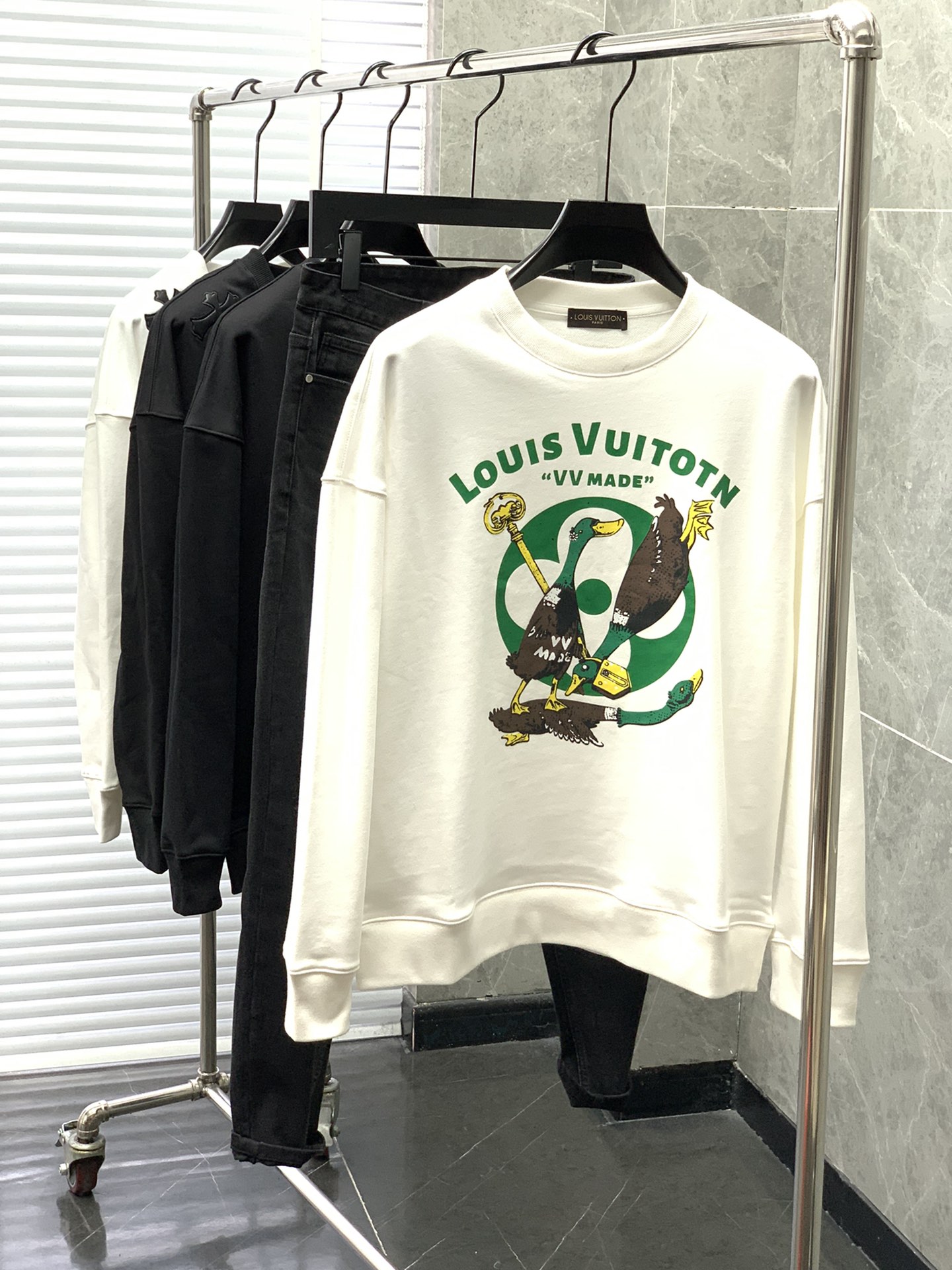 AAA Replica
 Louis Vuitton Clothing Sweatshirts Printing Fall/Winter Collection Fashion Casual