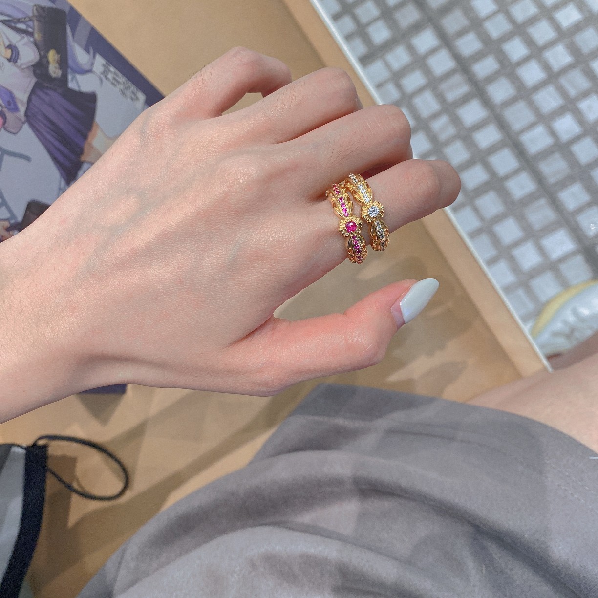 クロムハーツ克罗心戒指の洗練されたデザイン