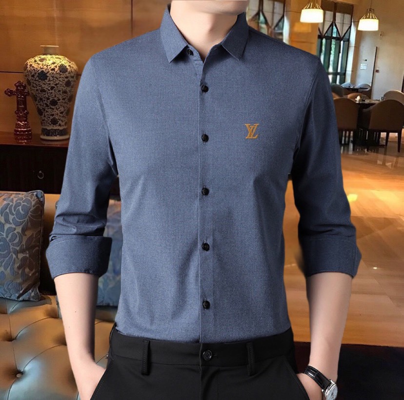 Louis Vuitton Clothing Shirts & Blouses Black Printing Fall/Winter Collection Fashion