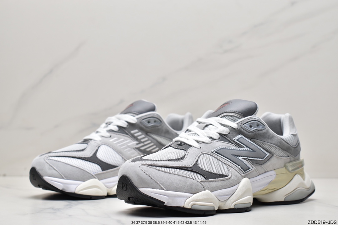 New Balance 9060”Classic Grey” series retro all-match daddy style casual sports running shoes U9060GRY