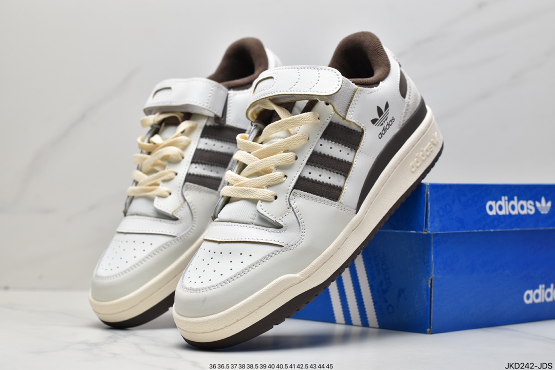 Adidas Clover Originals Forum 84 Low Roman Series Velcro Low Help GX4540