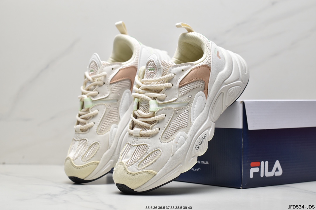 FILA couple models 2021 spring and summer new retro all-match sports daddy shoes