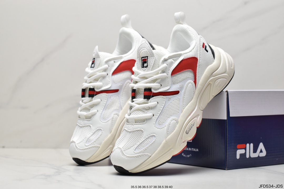 FILA couple models 2021 spring and summer new retro all-match sports daddy shoes