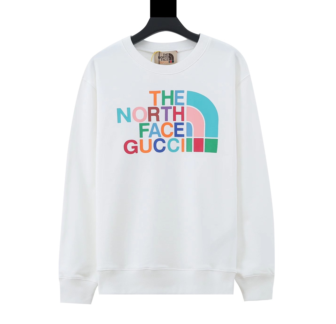 Gucci×The North Face コラボ プレミアムコットン オーバーサイズ プルパーカー