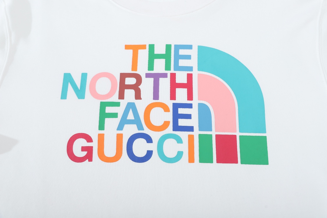 Gucci×The North Face コラボ プレミアムコットン オーバーサイズ プルパーカー