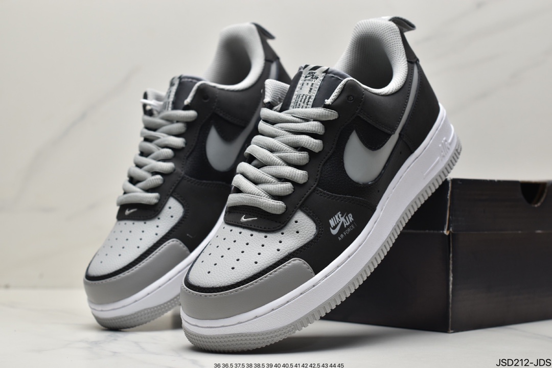 200 Air Force 1 Low 黑灰机BQ6818-009