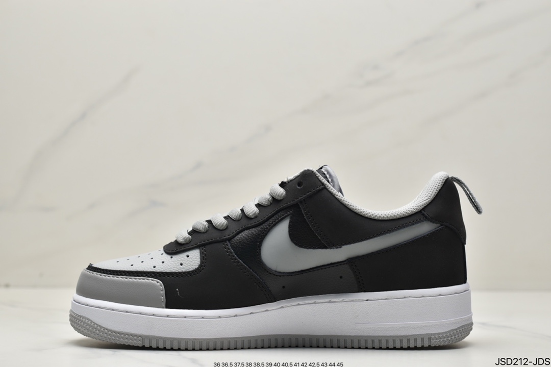200 Air Force 1 Low 黑灰机BQ6818-009
