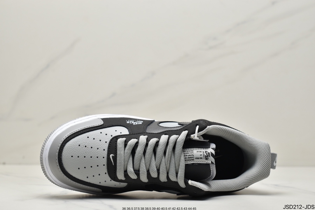 200 Air Force 1 Low 黑灰机BQ6818-009