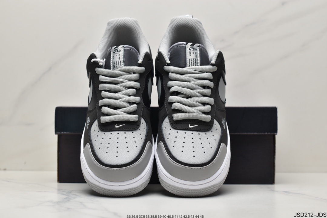 200 Air Force 1 Low 黑灰机BQ6818-009