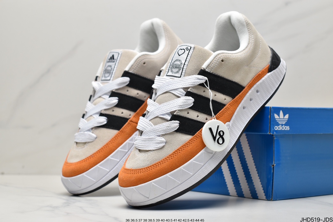 Human Made x Adidas Adimatic Low ”Bright Orange” Matic series low help HP9915