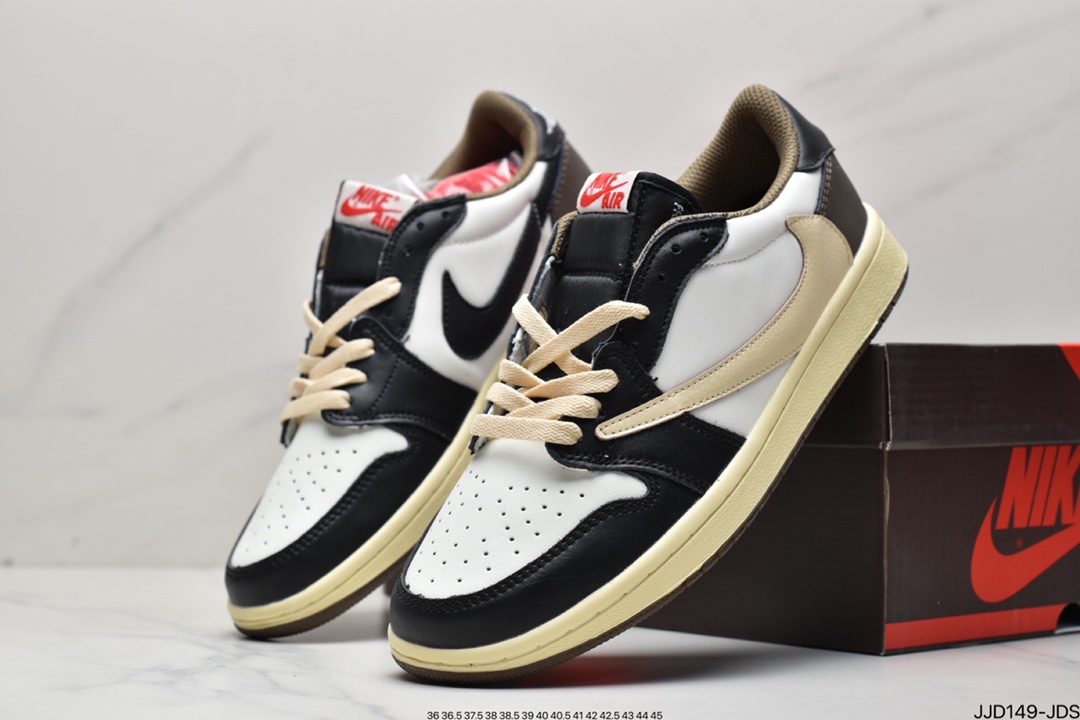 130 Travis Scott x Air Jordan AJ1 Low QX 倒钩TS联名低帮板鞋