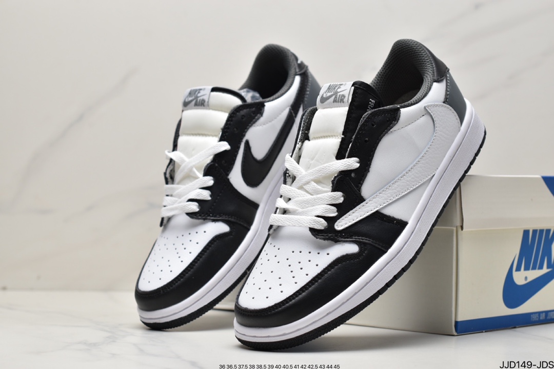 130 Travis Scott x Air Jordan AJ1 Low QX 倒钩TS联名低帮板鞋