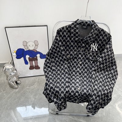 MLB Clothing Coats & Jackets Black Blue Dark Embroidery Unisex Denim