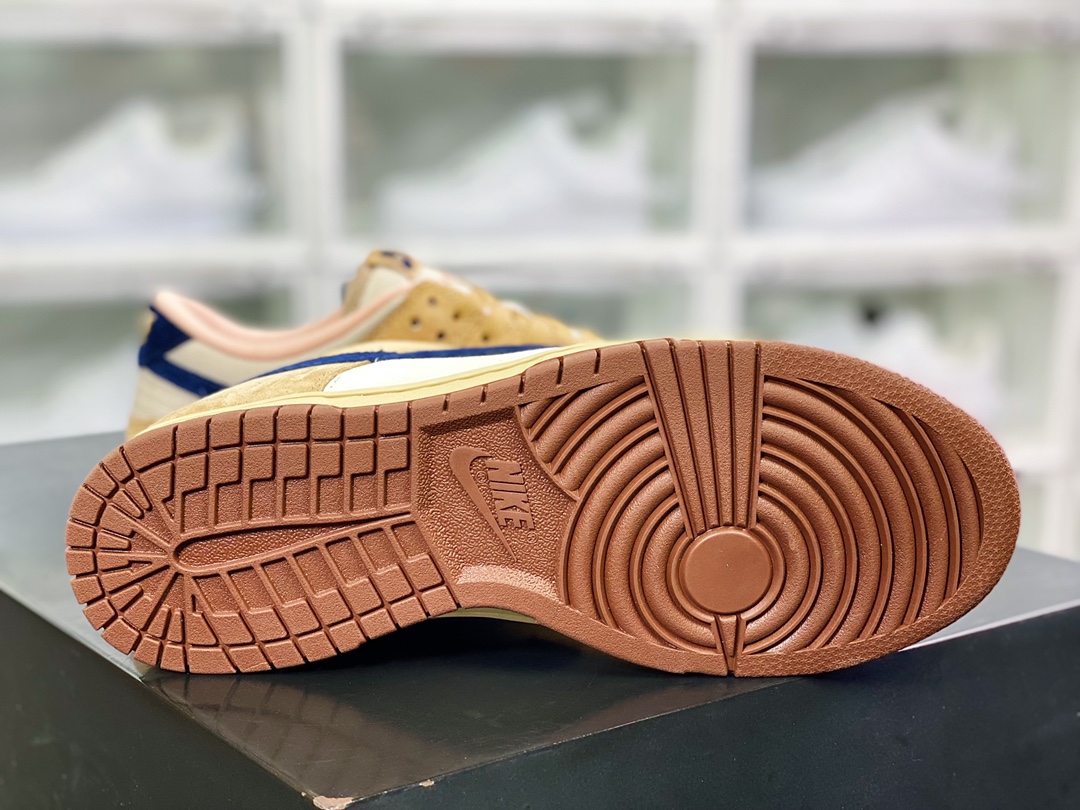 280 SB Dunk Low Cl”Jordan Pack”扣篮系列低帮休闲运动滑板板鞋“翻毛棕米白蓝勾”304714-741