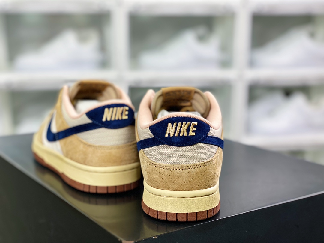 280 SB Dunk Low Cl”Jordan Pack”扣篮系列低帮休闲运动滑板板鞋“翻毛棕米白蓝勾”304714-741