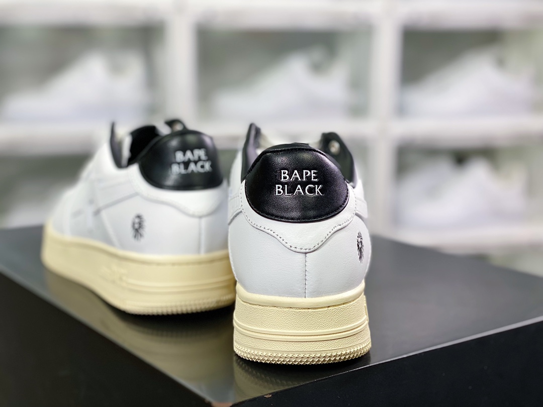 A Bathing Ape BAPE Black Sta Low ”BLACK” Flash Star Series Low Help” 1H70-191-022