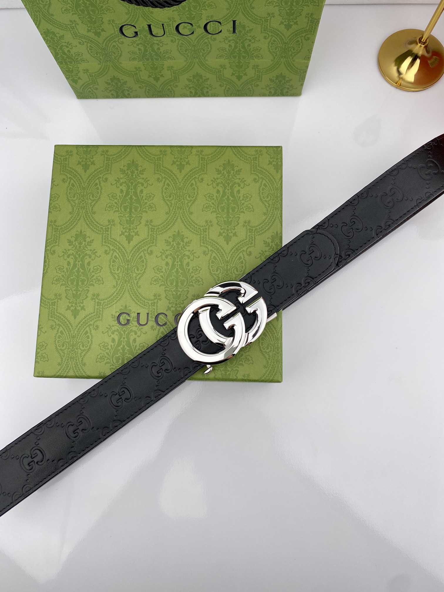 配全套包装礼盒Gucci进口原版头层