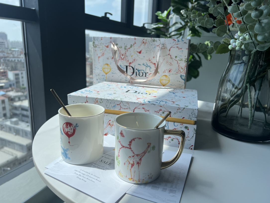 Dior Mug and Spoon Gift Set (Set of Two - Comprehensive