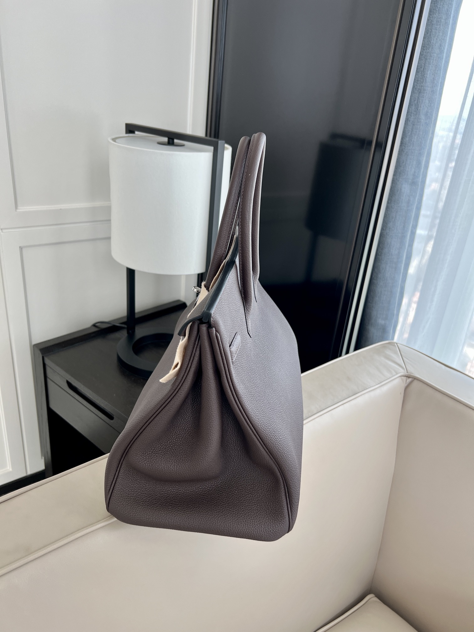 Elegant Birkin 40cm Togo Leather Handbag with Silver Hardware 6 i1665205452 483 1