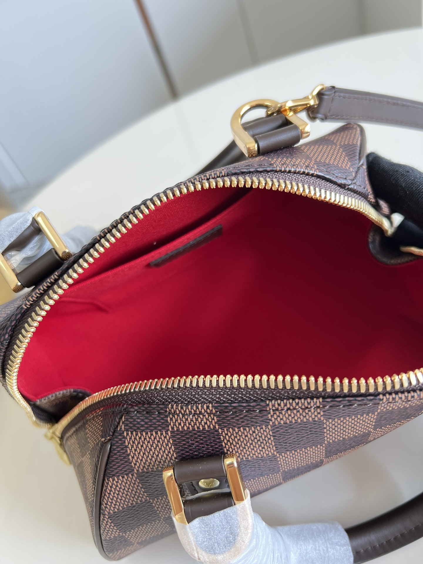 路易威登 Louis Vuitton 高定典藏经典高奢皮具手袋托特包斜挎包女包 #D6BC65DB 8