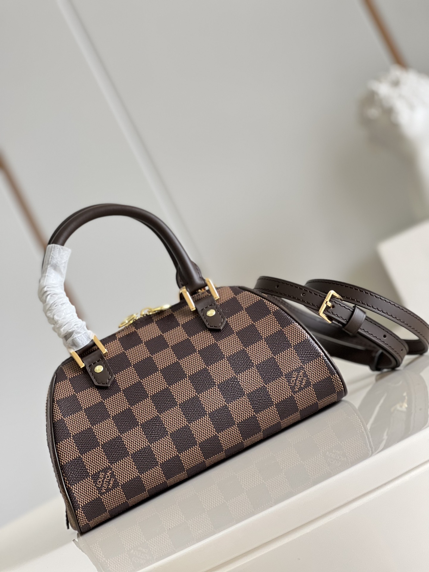 路易威登 Louis Vuitton 高定典藏经典高奢皮具手袋托特包斜挎包女包 #D6BC65DB 2