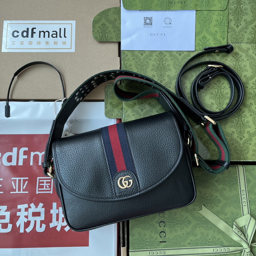 原厂皮配Cdfmall三亚免税店手提袋OPhidia系列迷你GG肩背包OPhidia系列通过别具一格的全