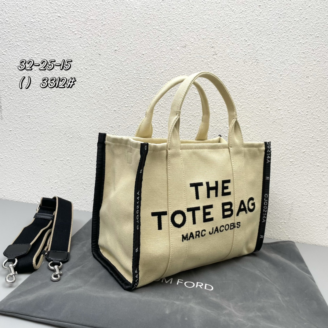 Marc Jacobs The Traveler Small Tote Bag, Canvas with Zip Closure 3 i1665243495 803 1