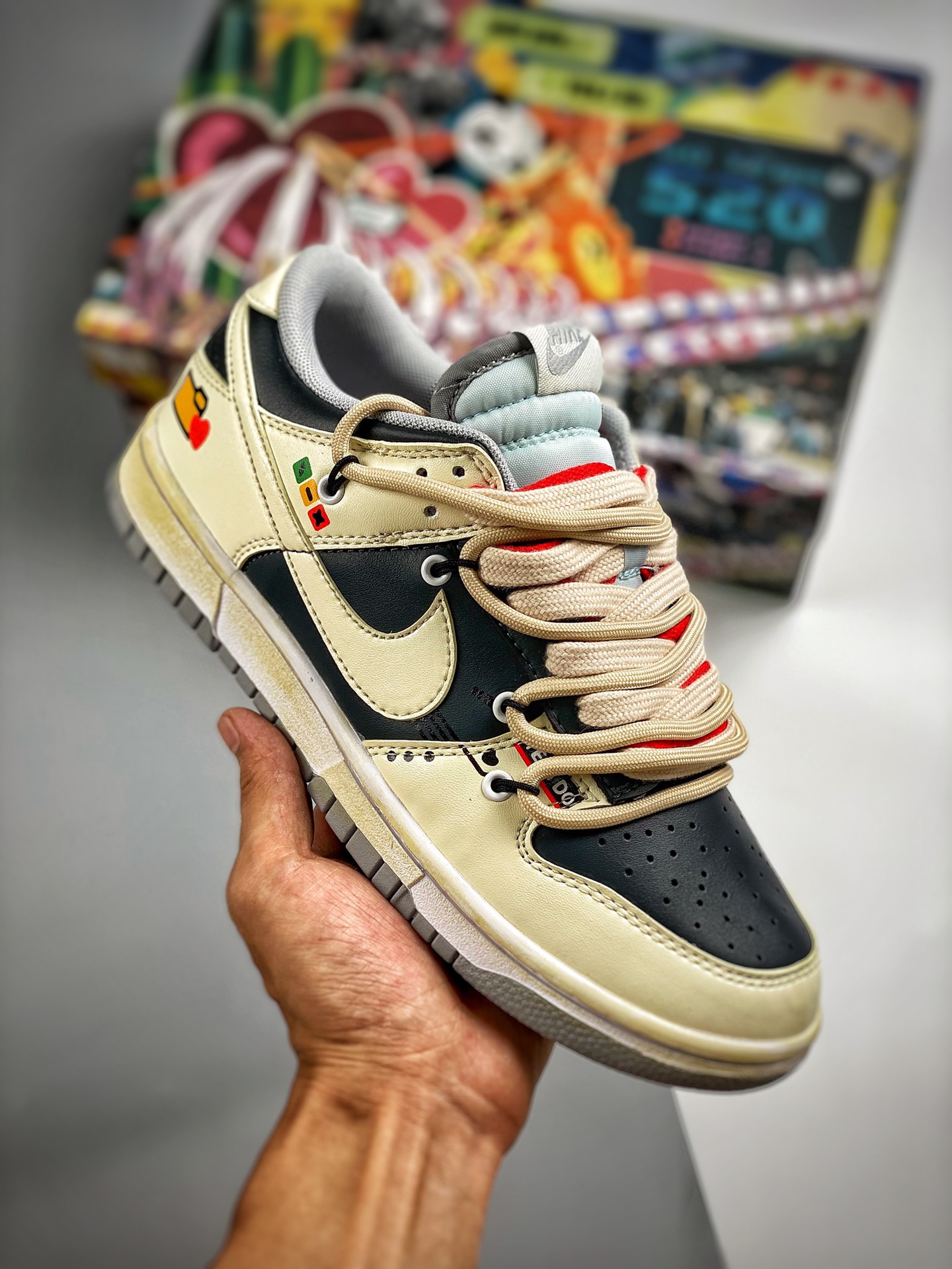 Núcleo 2 NK Dunk Low Retro "Grey White" gris frío, color correcto, puntera baja, detalles del clásico Dunk Low de Nike,…