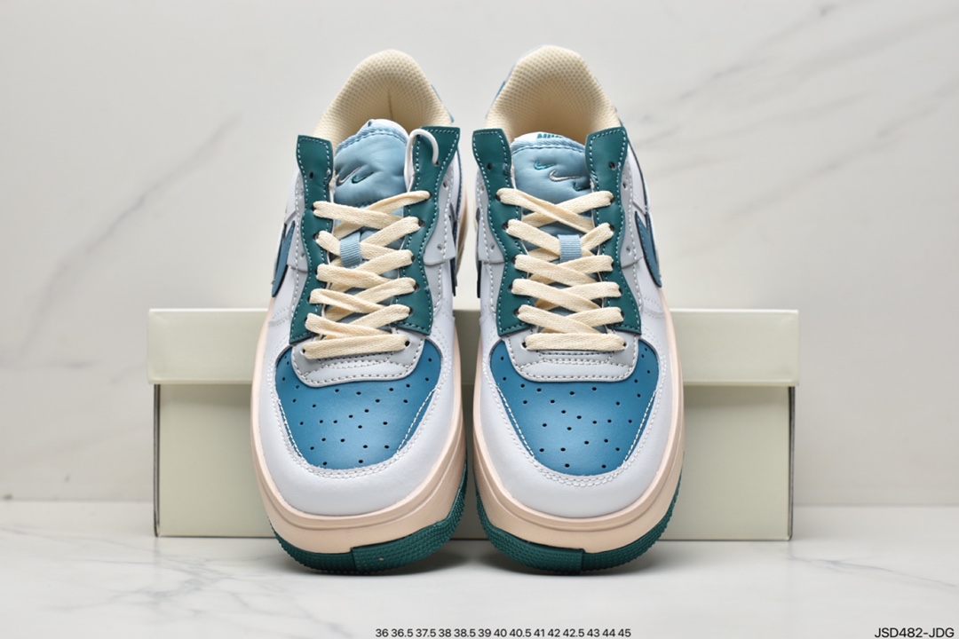 Air Force 1 '07 Low “骨白绿”拼接马卡龙原楦头原纸板CW6688-604 Air Force 1 '07 Low “骨白绿”拼接马卡龙原楦头原纸板CW6688-604