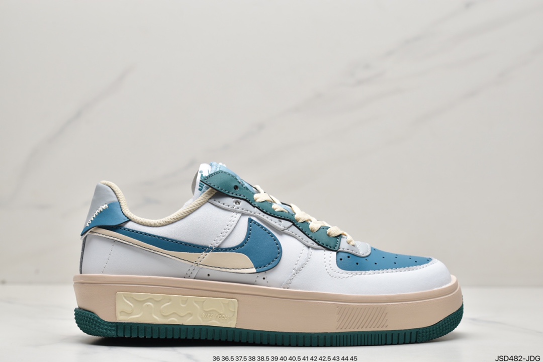 Air Force 1 ’07 Low “骨白绿”拼接马卡龙原楦头原纸板CW6688-604 Air Force 1 ’07 Low “骨白绿”拼接马卡龙原楦头原纸板CW6688-604