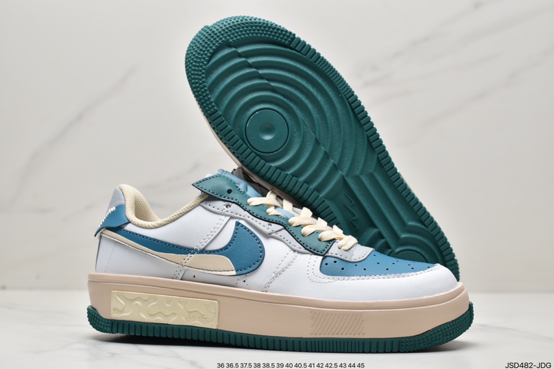 Air Force 1 '07 Low “骨白绿”拼接马卡龙原楦头原纸板CW6688-604 Air Force 1 '07 Low “骨白绿”拼接马卡龙原楦头原纸板CW6688-604