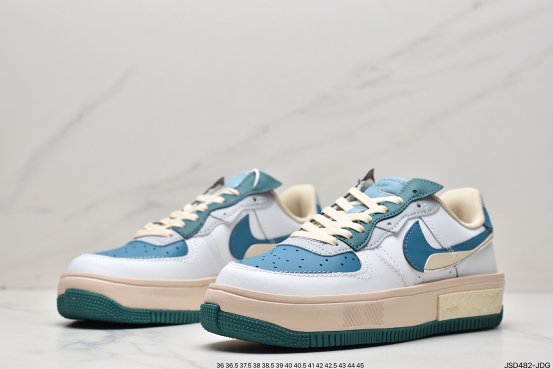 Air Force 1 '07 Low “骨白绿”拼接马卡龙原楦头原纸板CW6688-604 Air Force 1 '07 Low “骨白绿”拼接马卡龙原楦头原纸板CW6688-604