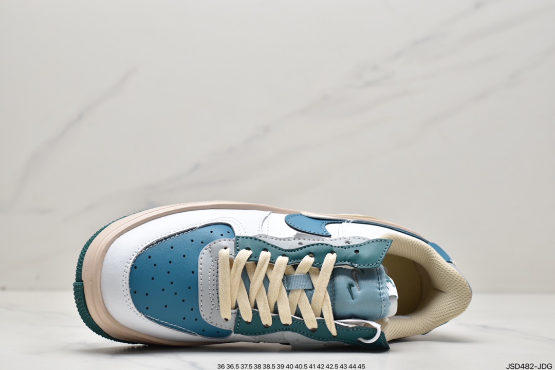 Air Force 1 '07 Low “骨白绿”拼接马卡龙原楦头原纸板CW6688-604 Air Force 1 '07 Low “骨白绿”拼接马卡龙原楦头原纸板CW6688-604