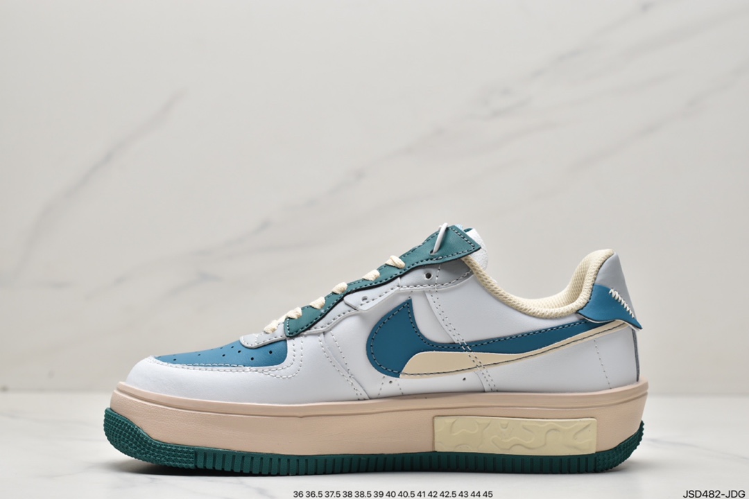 Air Force 1 '07 Low “骨白绿”拼接马卡龙原楦头原纸板CW6688-604 Air Force 1 '07 Low “骨白绿”拼接马卡龙原楦头原纸板CW6688-604
