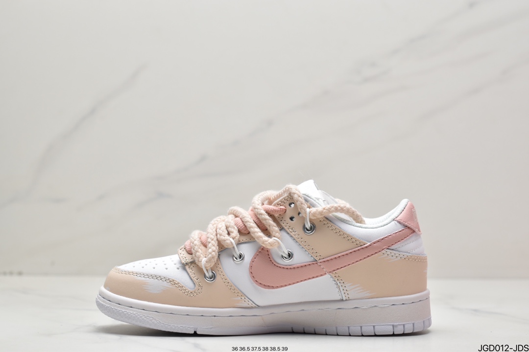Nike SB Dunk Low Creamy/Tweed”解构绑带低帮DH9765-100