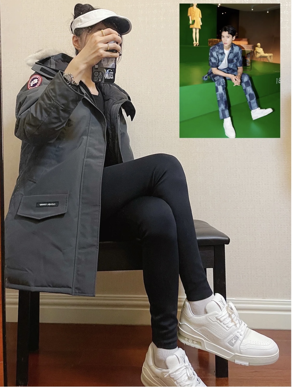 LV White Leather Sneakers: Stylish, Comfortable, and Height-Boosting Design 8 i1665254030 7840 5
