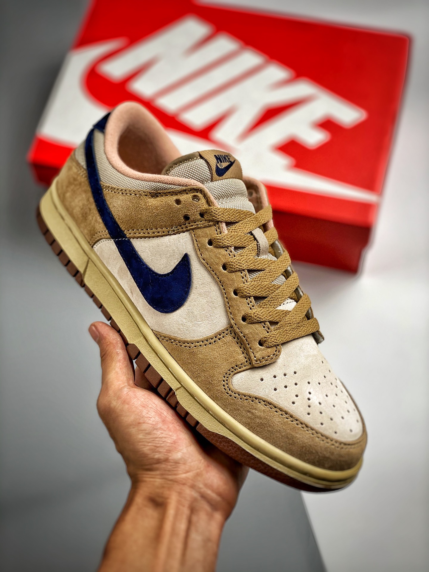 Núcleo 2 Nike SB Dunk Low marrón oscuro Tokyo Wood, fabricado por gran fábrica original, muy recomendado 👏 Material or…