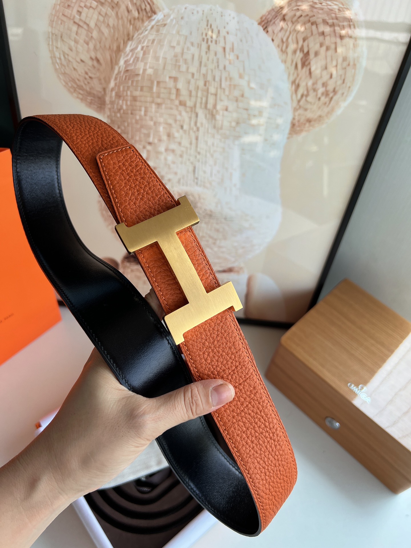 Hermes Style Leather Men's Belts Lookbook Reference image 2
