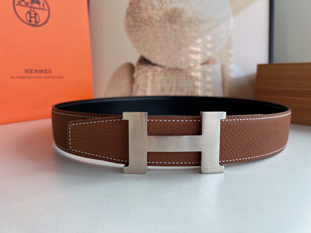 Hermes Style Leather Men's Belts Lookbook Reference image 1