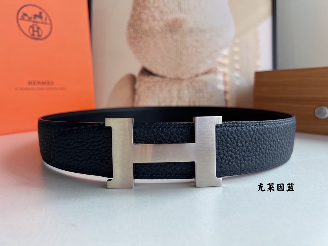 Hermes Style Leather Men's Belts Lookbook Reference image 1