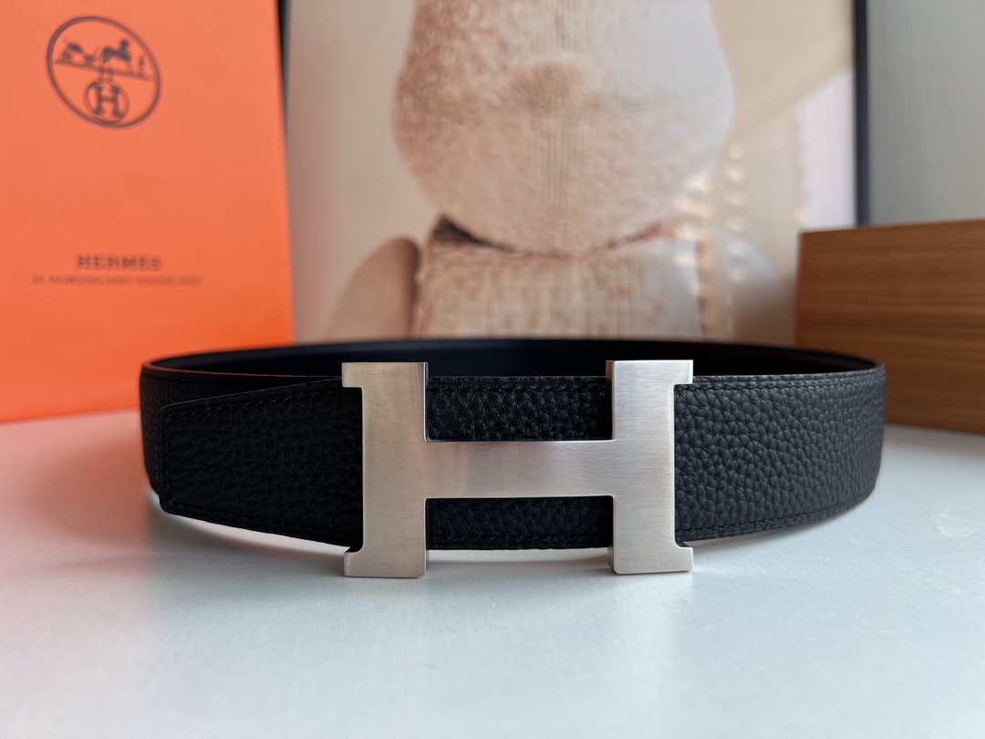 Hermes Style Leather Men's Belts Lookbook Reference image 1